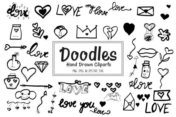 46 Doodles Hand Drawn Cliparts: A Toolkit for Authentic Design