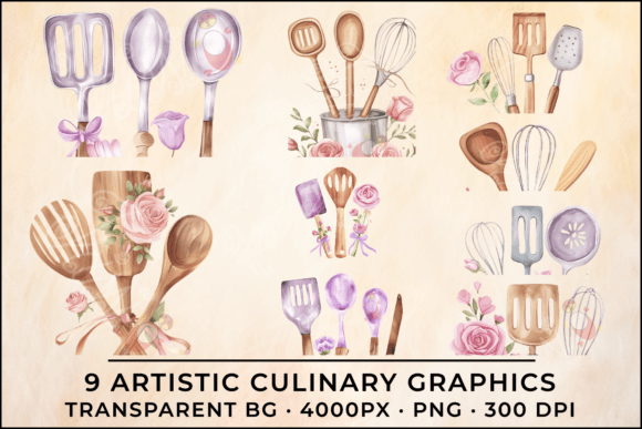 Baking Utensils Clipart Sweet Creations