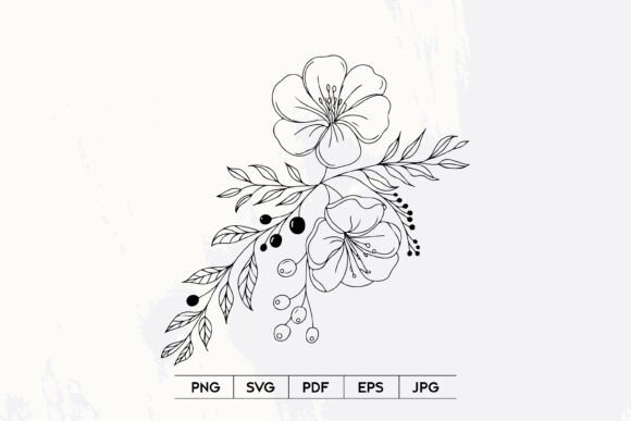 Floral Bouquet Line Art SVG: A Designer's Guide to Elegant Botanicals